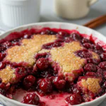 Easy Upside-Down Cherry Cobbler