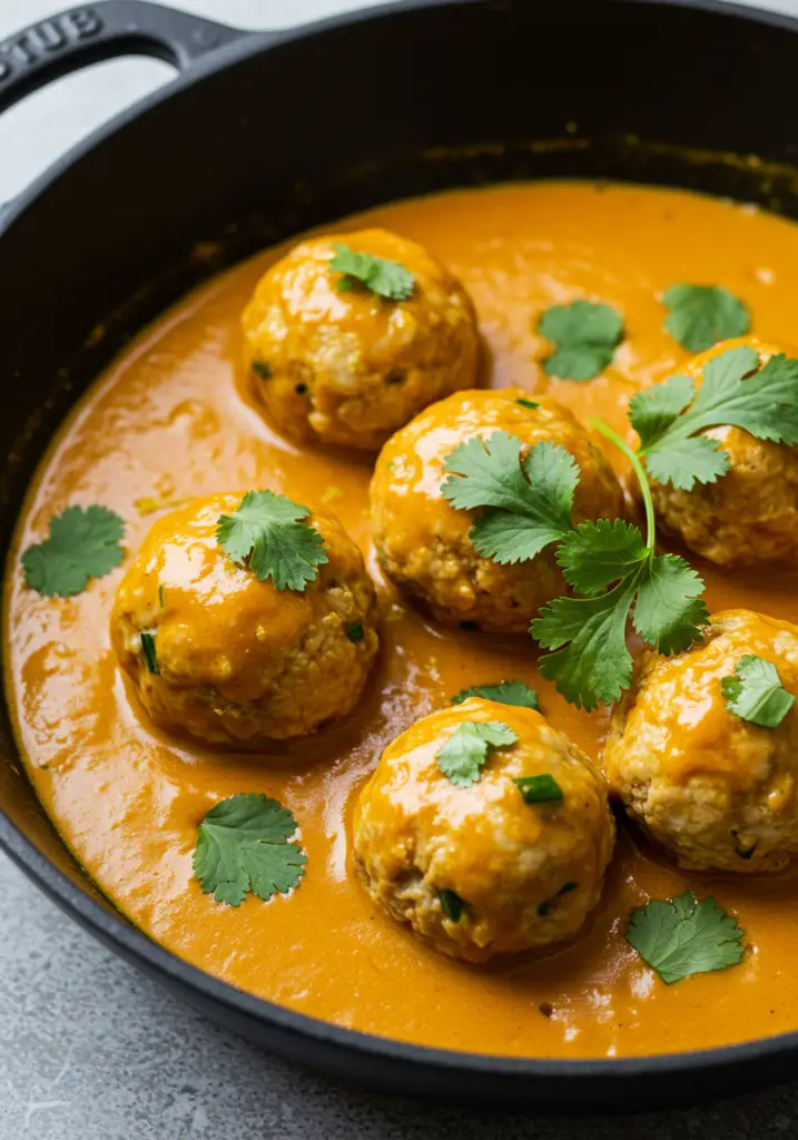 Coconut Chicken Meatballs