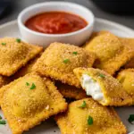 Fried Ravioli with Marinara Dipping Sauce