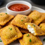 Fried Ravioli with Marinara Dipping Sauce