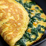 Spinach & Cheese Omelette