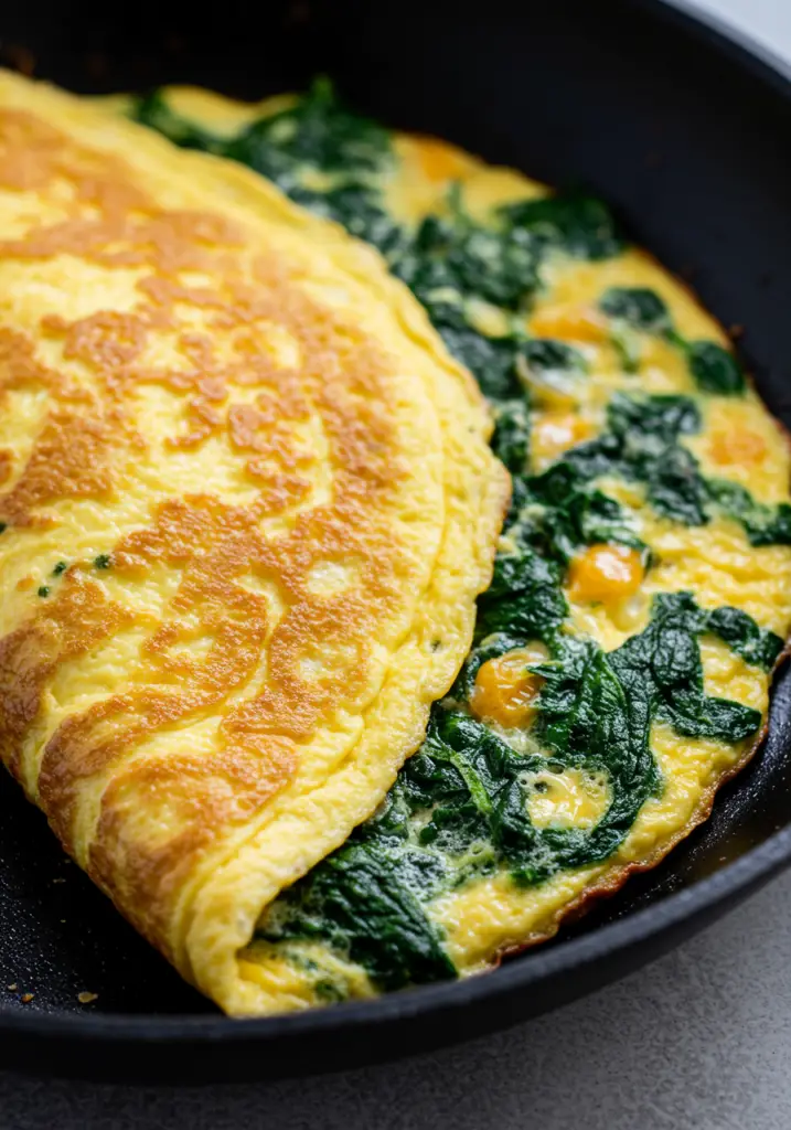 Spinach & Cheese Omelette