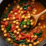 Healthy One Pot Tomato and Chickpea Stew