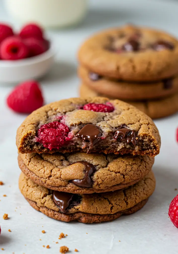 Raspberry Chocolate Chip Cookies