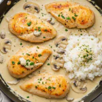 Creamy Smothered Chicken and Rice
