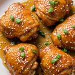Air Fryer Korean Soy Garlic Chicken Thighs