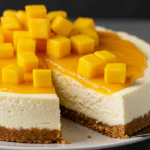 No-Bake Mango Cheesecake