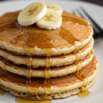 Fluffy Brown Sugar Banana Pancakes