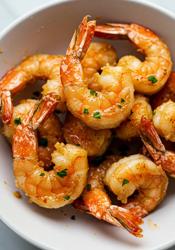 Hot Honey Lemon Pepper Crispy Shrimp
