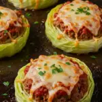 Baked Cabbage Nest Burgers