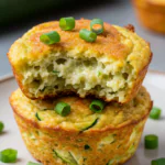 Crispy Parmesan Zucchini Potato Muffins