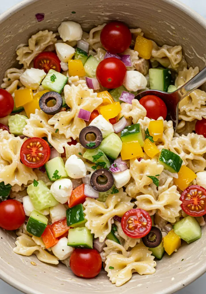 Italian Dressing Pasta Salad