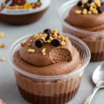 No-Bake Nutella Mousse Cups