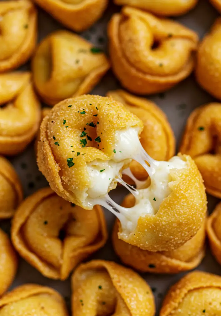 Crispy Parmesan Fried Tortellini