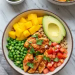 Mango Chili Lime Chicken Bowls