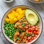 Mango Chili Lime Chicken Bowls