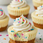 Mini Funfetti Birthday Cheesecakes