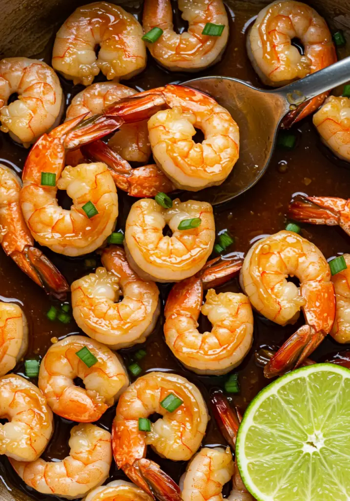 Sweet and Spicy Honey Sriracha Shrimp