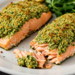 Pesto Crusted Salmon