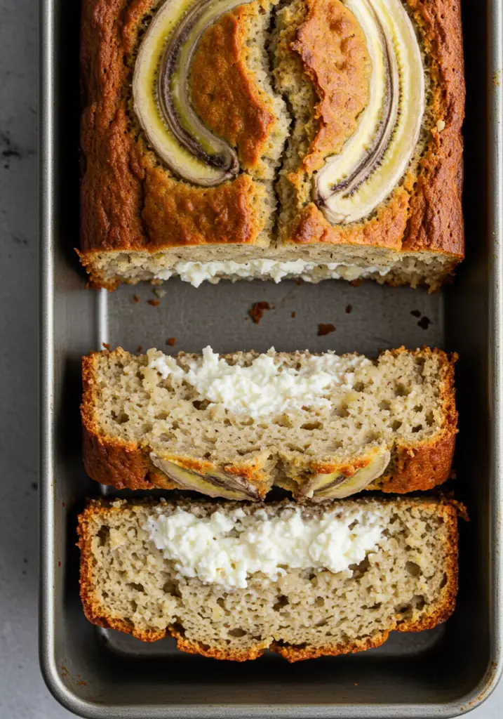Cottage Cheese Banana Bread