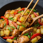 Teriyaki Chicken and Pineapple Stir Fry