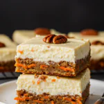 Carrot Cake Cheesecake Bars