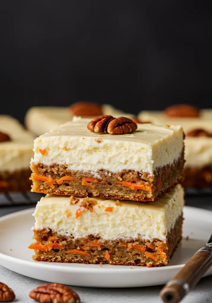Carrot Cake Cheesecake Bars