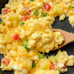Fluffy Hawaiian Scrambled Eggs