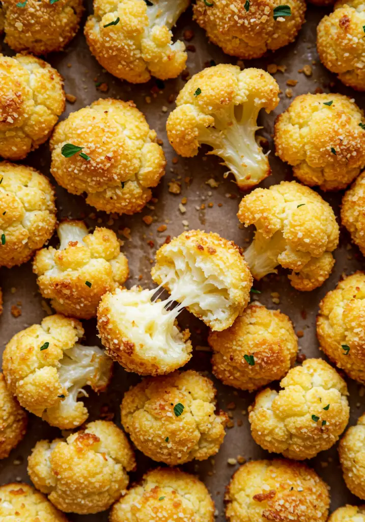 Parmesan Cauliflower Bites