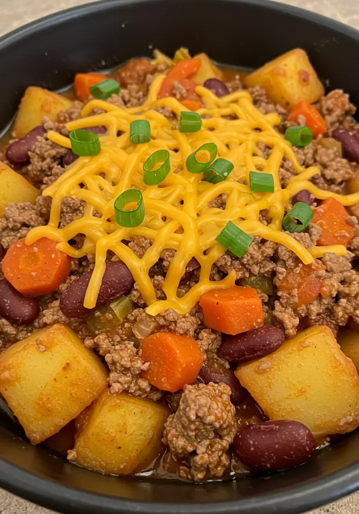 Slow Cooker Cowboy Casserole