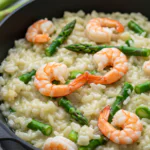 Shrimp and Asparagus Risotto