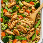 Teriyaki Chicken and Rice Casserole