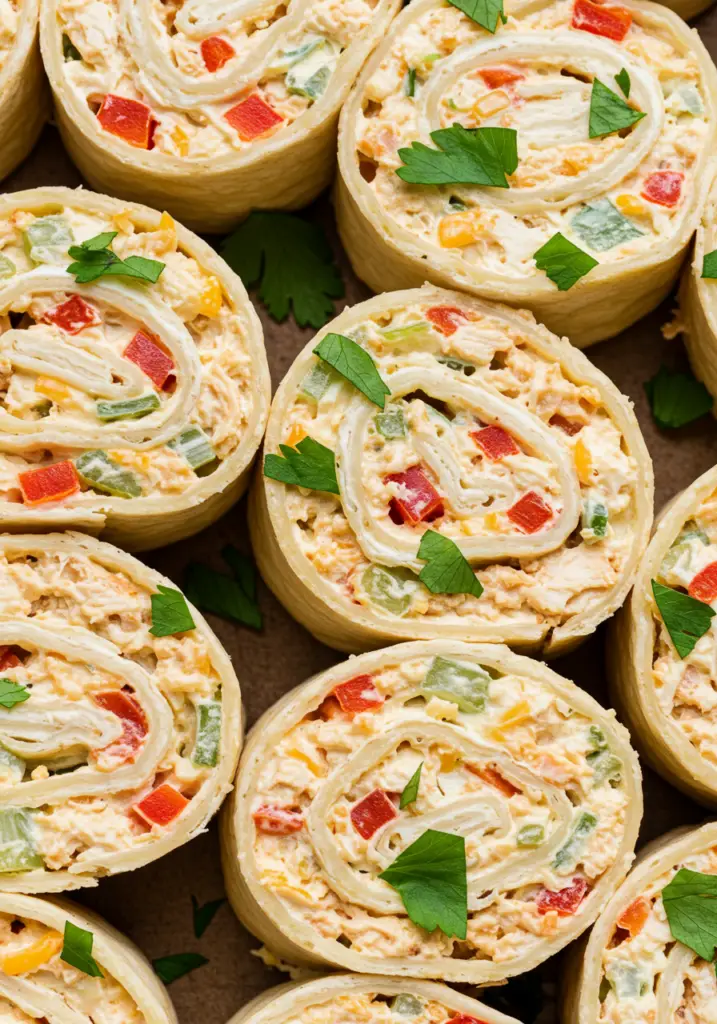 Chicken Taco Pinwheels