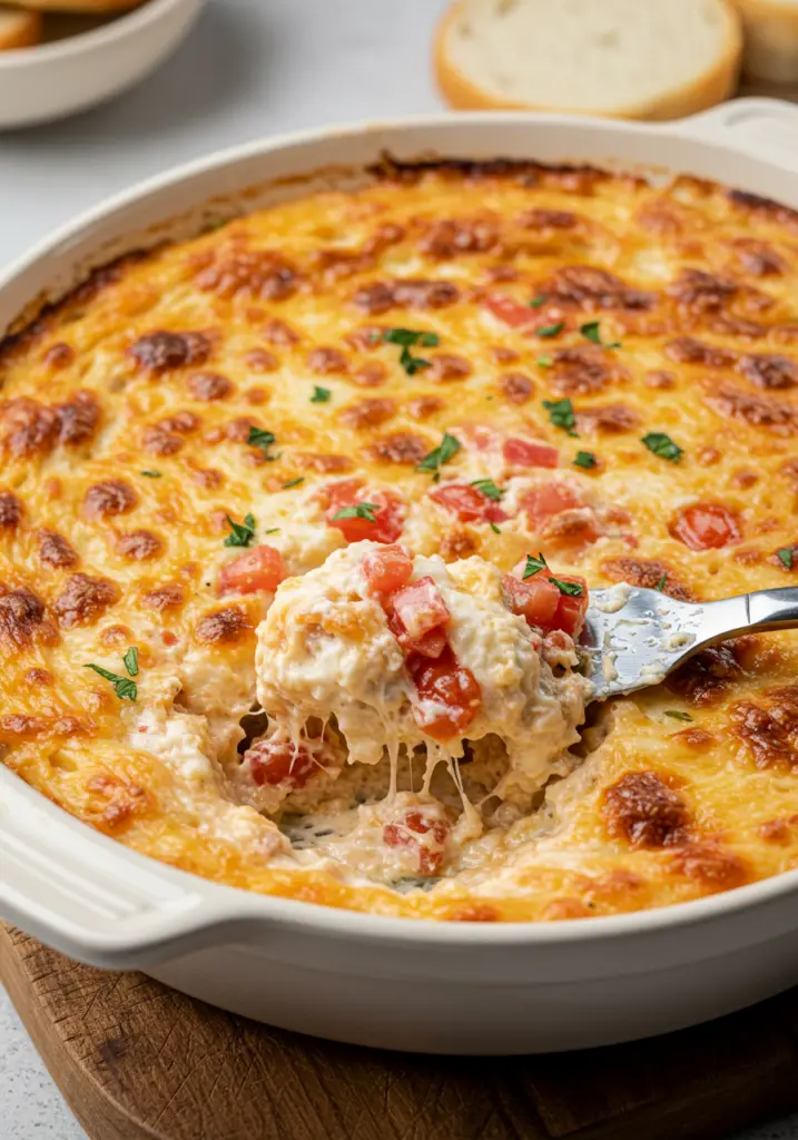 Cheesy Bruschetta Dip