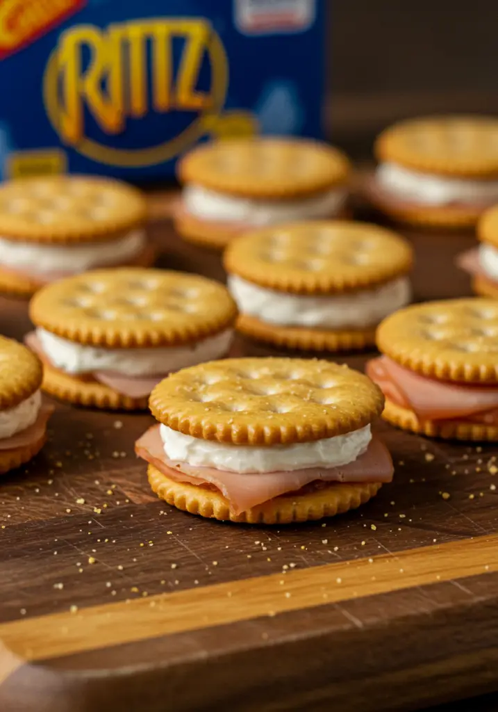 Ritz Cracker Party Sandwiches