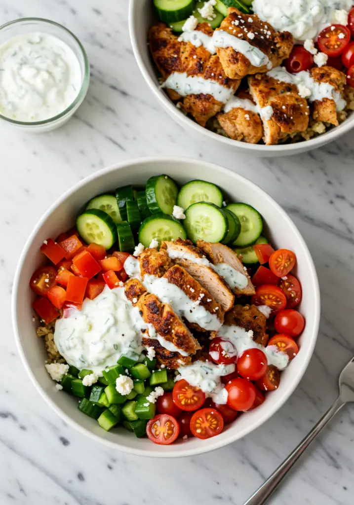 Chicken Gyro Bowls