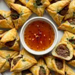 Beef Wellington Turnover with Sweet Chili Sauce