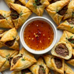 Beef Wellington Turnover with Sweet Chili Sauce