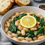 Creamy Lemon Garlic Butter Beans